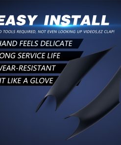 Alternative view of Interior Door Pull Handle Fix Cover BMW F30 F34 3 Series 320,328,330,335,F80 M3 2012-2018, F32 F33 F36 4 Series 428,435,440,F82 M4 2014-2019, Sticky Handle Repair Trim