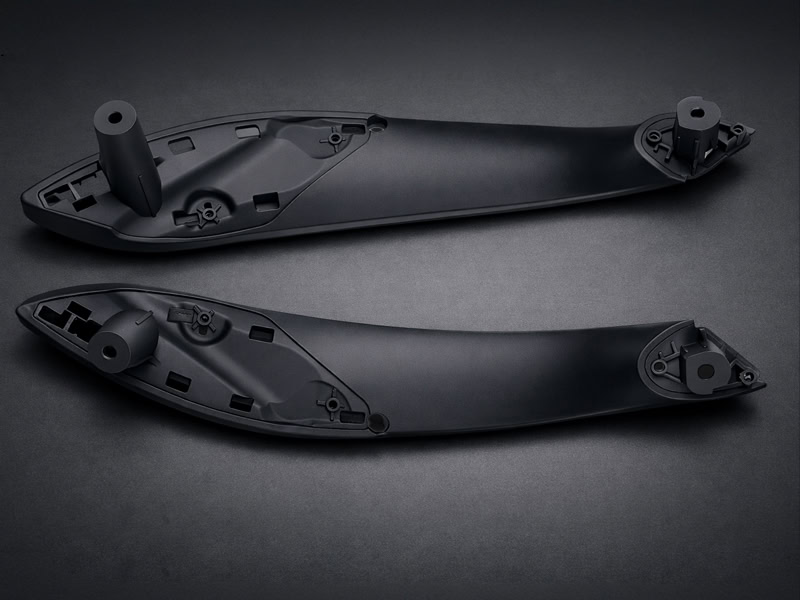 BMW F30 F32 interior door handle replacement kit in black 2-piece set