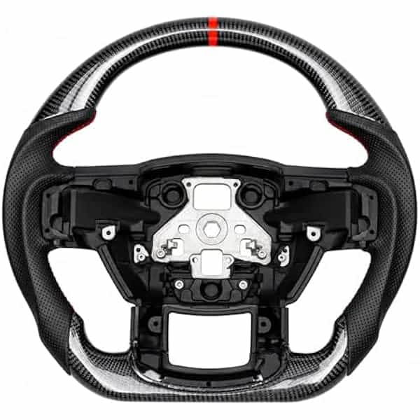 iCarPro Carbon Fiber Steering Wheel for Ford F-150 2015-2020
